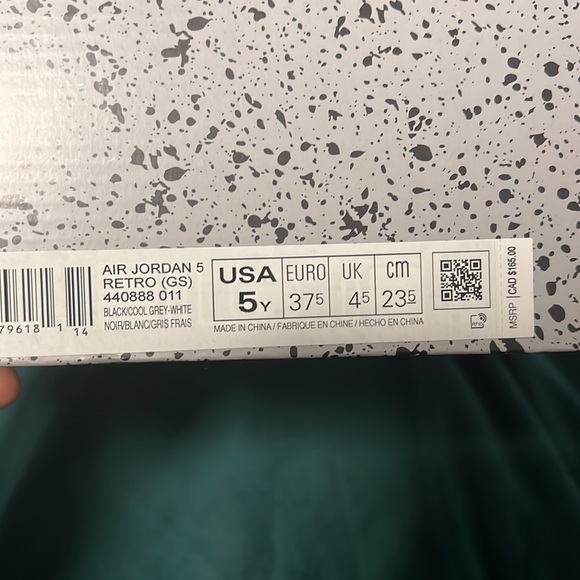 Air Jordan 5 retro (GS 5Y) - Picture 2 of 7